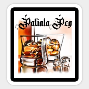 Patiala Peg Sticker